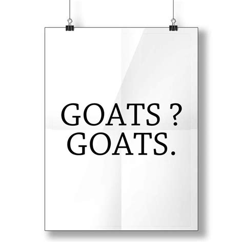 Goats Goats Poster
