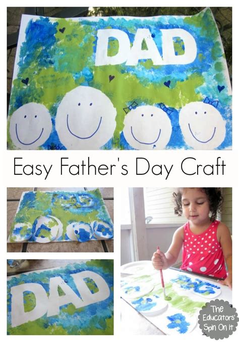Easy Fathers Day Craft For Kids To Make