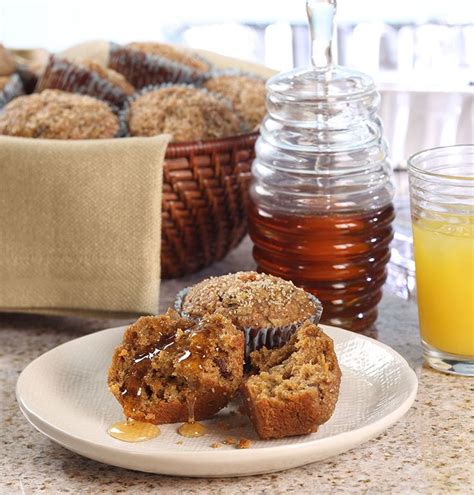 Sunrise Zucchini Bran Muffins With Madagascan Honey Nielsen Massey