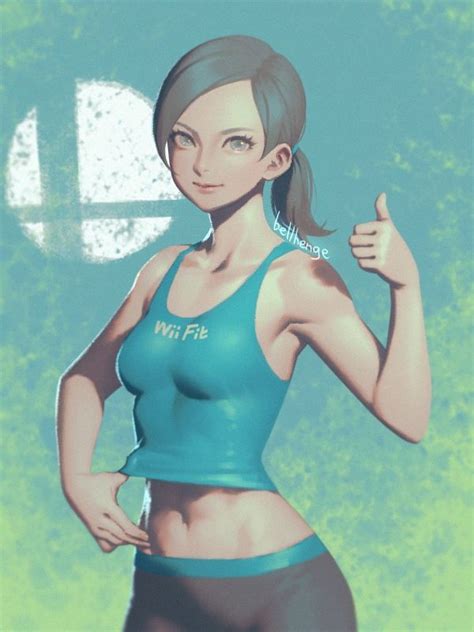 Ssbu Wii Fit Trainer By Bellhenge On Deviantart Wii Fit Super Smash Bros Smash Bros