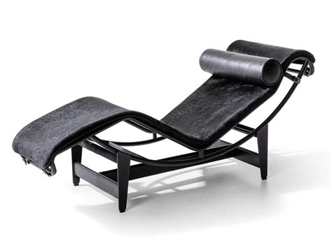 Chaise Longue R Glage Continu Noire By Cassina Charlotte