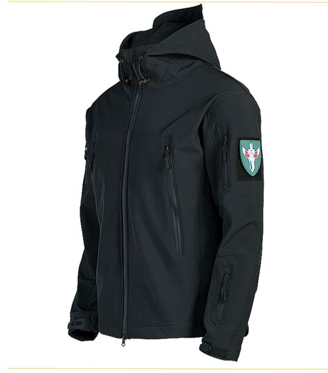 Mens Fleece Lined Softshell Jacket Water Resistant Tactical Jacket Ebay