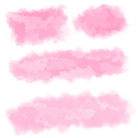 Set Of Watercolor Pink Brush Watercolor Watercolor Pink Pink Brush