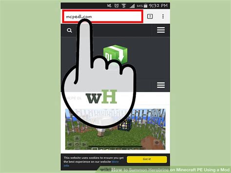 How To Summon Herobrine On Minecraft Pe Using A Mod Steps