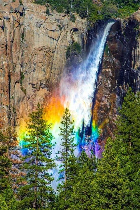 Rainbow Falls Yosemite National Park National Parks Rainbow Falls