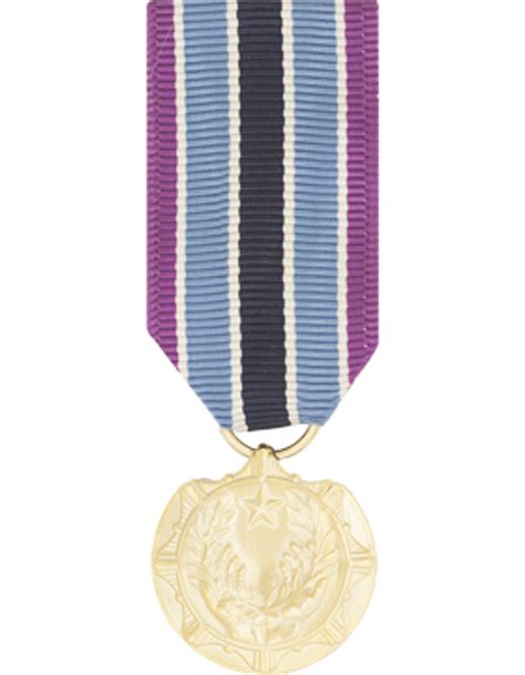 Civilian Award For Humanitarian Service Anodized Miniature Medal