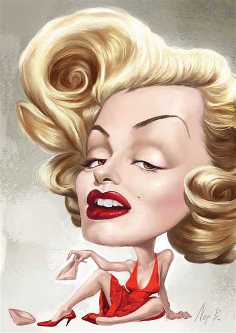 Marilyn Caricature Celebrity Caricatures Celebrity Drawings Caricature