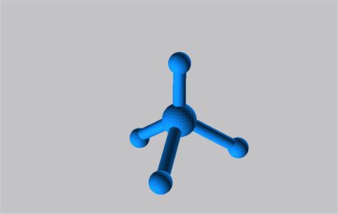 甲烷分子 By Tianyatt 3d打印模型文件3d模型库 免费平价 魔猴网