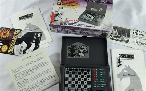 Excalibur Electronic Chess Set Cutlass Model 118e Tested Works