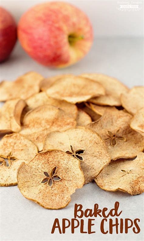 These Easy To Make Baked Apple Chips Are Crunchy With