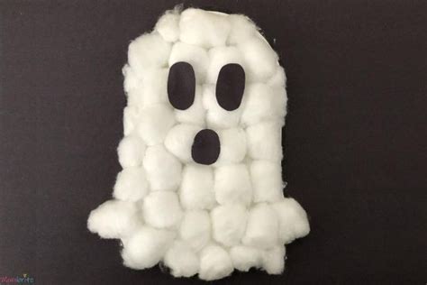 Puffy Ghost Halloween Craft Free Ghost Printable Easy Halloween