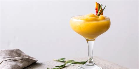 This Quick And Easy Frozen Peach Margarita Recipe Makes A Delightfully