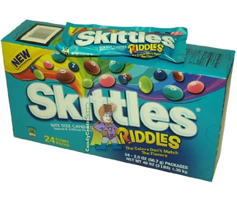 Skittles Riddles 24 Ct Chewing Gum Grocery And Gourmet