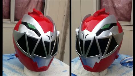 Power Rangers Dino Fury Red Ranger Helmet D Printed Cosplay Accessory