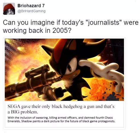If Modern Journalists Reviewed Shadow The Hedgehog Sonic The Hedgehog
