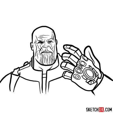 Learn How To Draw Thanos From Avengers Infinity War 2018