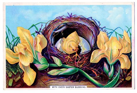11 Easter Vintage Clip Art Graphics