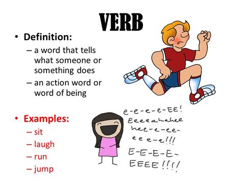 Verbs Verb Definition