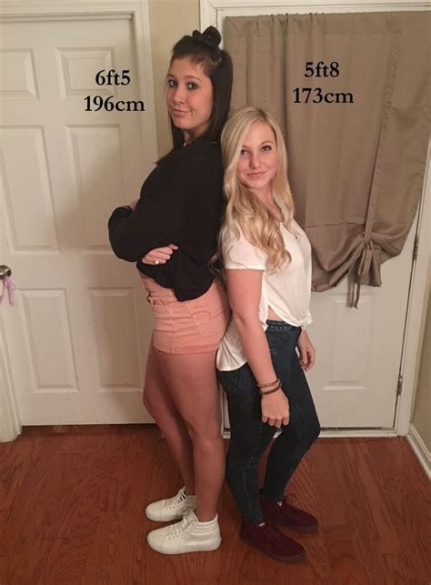 6ft5 And 5ft8 Tall Girl Tall Women Women