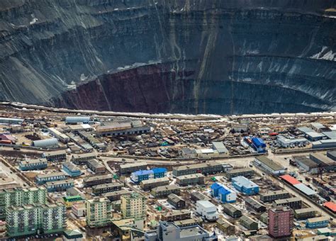 Diamond Mine At Worlds Largest Excavation Site In Russia Flooded