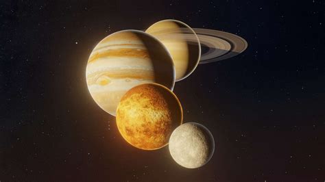 Saturn Jupiter Venus And Mercury Star Walk