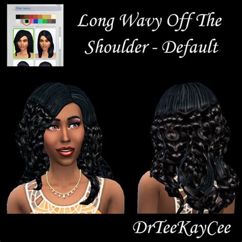 Sim Culture Nation Long Wavy Hairstyle Sims 4 Hairs