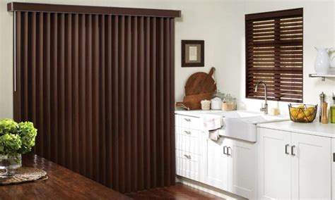 Mahogany Faux Wood Vertical Blinds From Levolor Blinds