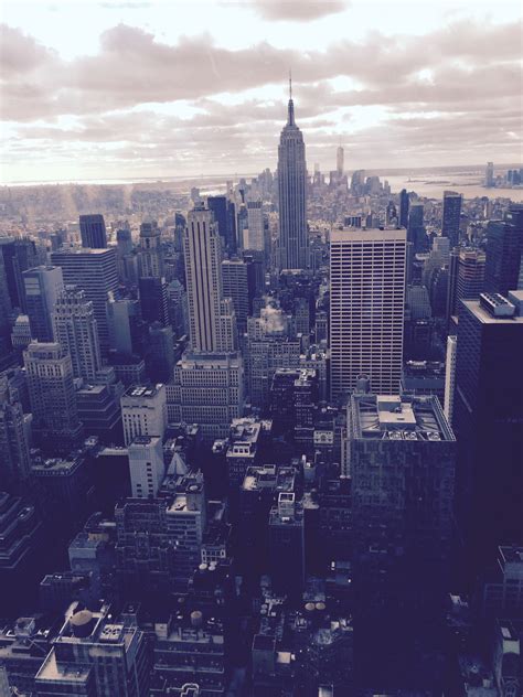 My View Top Of The Rock Manhattan New York City December 2014