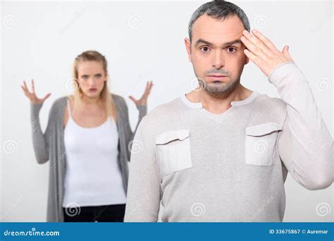 Couple Arguing Stock Image Image Of Adult Argue Angry 33675867