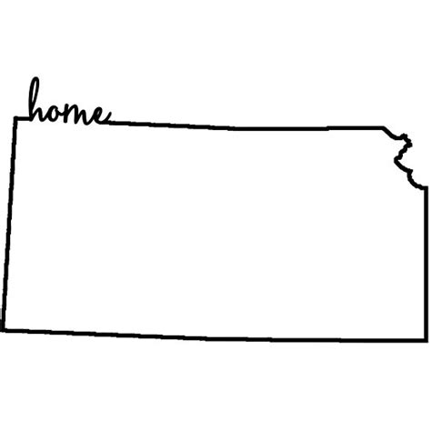 You have come to the right place! "Kansas Home Outline" Photographic Prints by ohioinspired ...