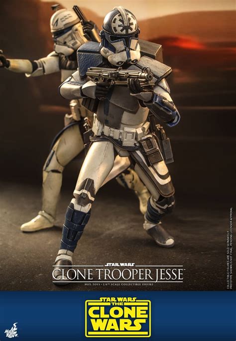 Clone Trooper Jesse Hot Toys Tms064 Star Wars The Clone Wars 16th