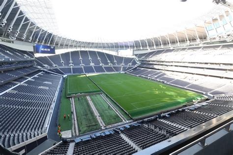 The New Tottenham Hotspur Stadium With Its Retractable Grass Pitch
