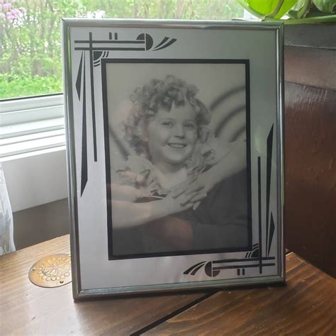 Shirley Temple In Art Deco Frame Antique Frame Etsy