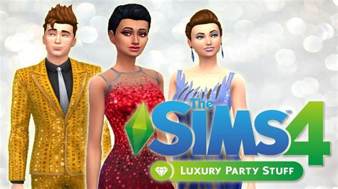 The Sims 4 Luxury Party Stuff Complete Overviewfirst Impressions