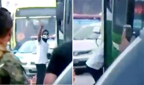 Shocking Moment Brazil Bus Hijacker Shot Dead By Police After Four Hour