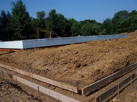 Green Home Backfilling And Garage Footing Layout