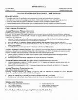 Aviation Maintenance Manager Job Description Images