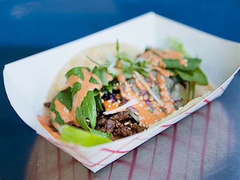 Kimchi, traditionally a korean side dish, is made from salted and fermented cabbage. Guerrilla Street Food, Seoul Taco, Cha Cha Chow and Go ...