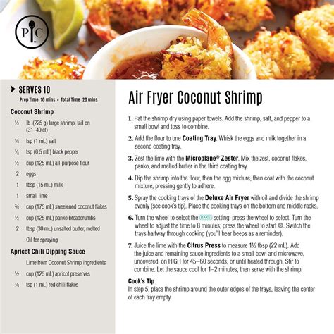 Does your answer for pampered chef air fryer review come with coupons or any offers? post-recipe-coconut-shrimp-steps-usca.jpg in 2020 | Entree ...