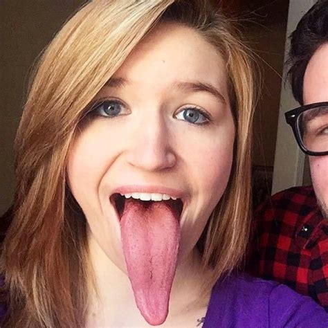 Pin By Sydney Laider On Long Tongues With Images Long Tongue Girl