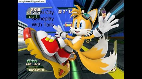 Sonic Riders Tails Metal City Gameplay Youtube