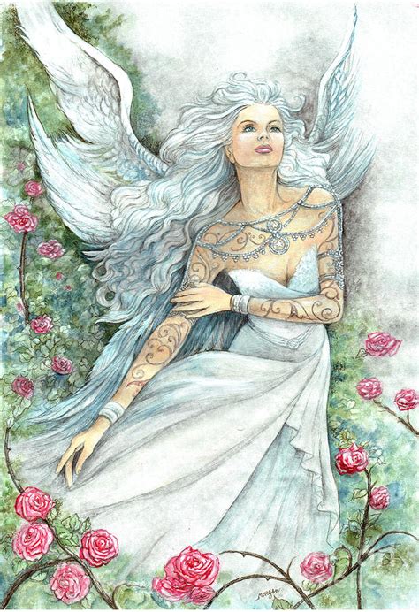 Summer Angel Spirit Painting By Morgan Fitzsimons
