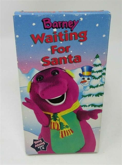 Barney Waiting For Santa Vhs Video Sing Along Meet Santa Do Things