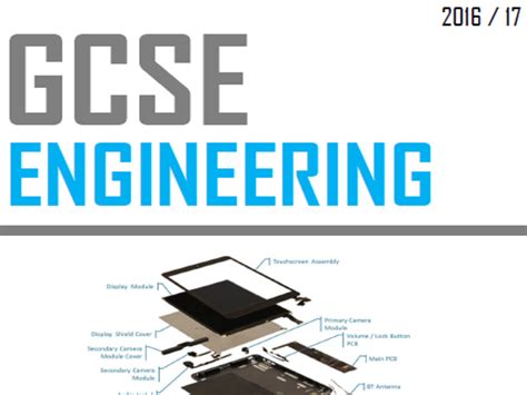 Gcse Engineering Revision Guide Teaching Resources