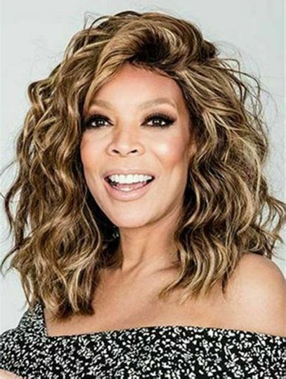 Curly 14 Capless Shoulder Length Bobs Blonde Exquisite Wendy Williams Wigs