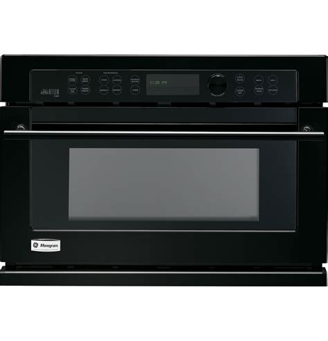 Capacity, 900 cooking watts, convertible venting, 300 cfm, 10 power levels, ul listed, speedcook technology. ZSC1000KBB — GE Monogram® Built-In Oven with Advantium ...