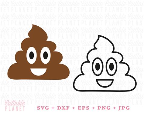 Poop Emoji Svg Cricut Cut File Poop Svg Bundle Poop Clip Etsy Finland