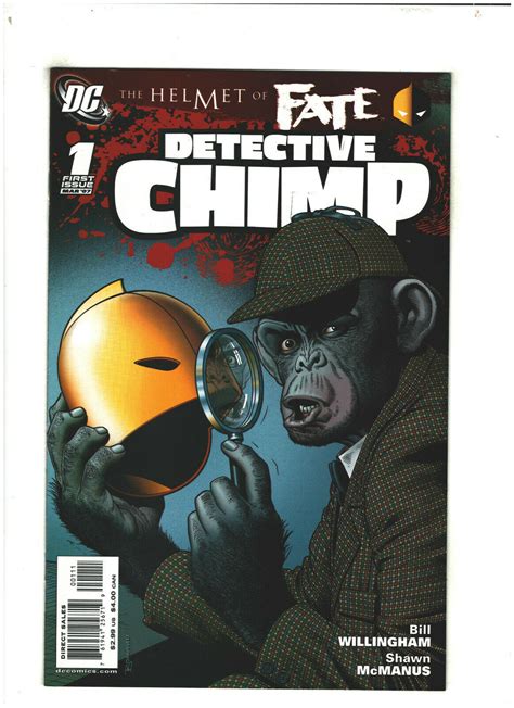 The Helmet Of Fate Detective Chimp 1 Nm 92 Dc Comics Dr Fate