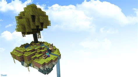 Minecraft Gallery Images Floating Island Hd Wallpaper And Background