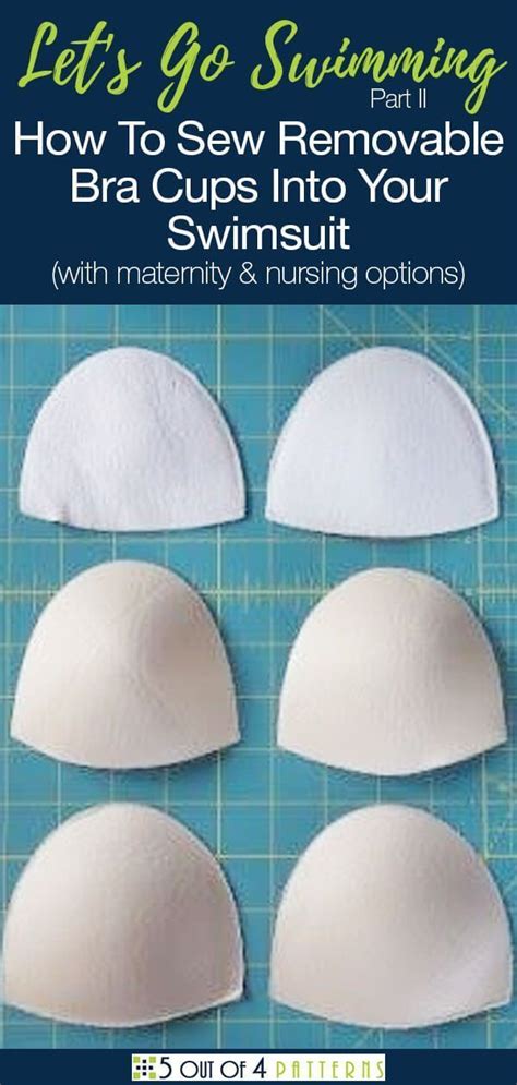 Swimwear Tutorial Sewing Removable Bra Cups For Maternity And Nursing